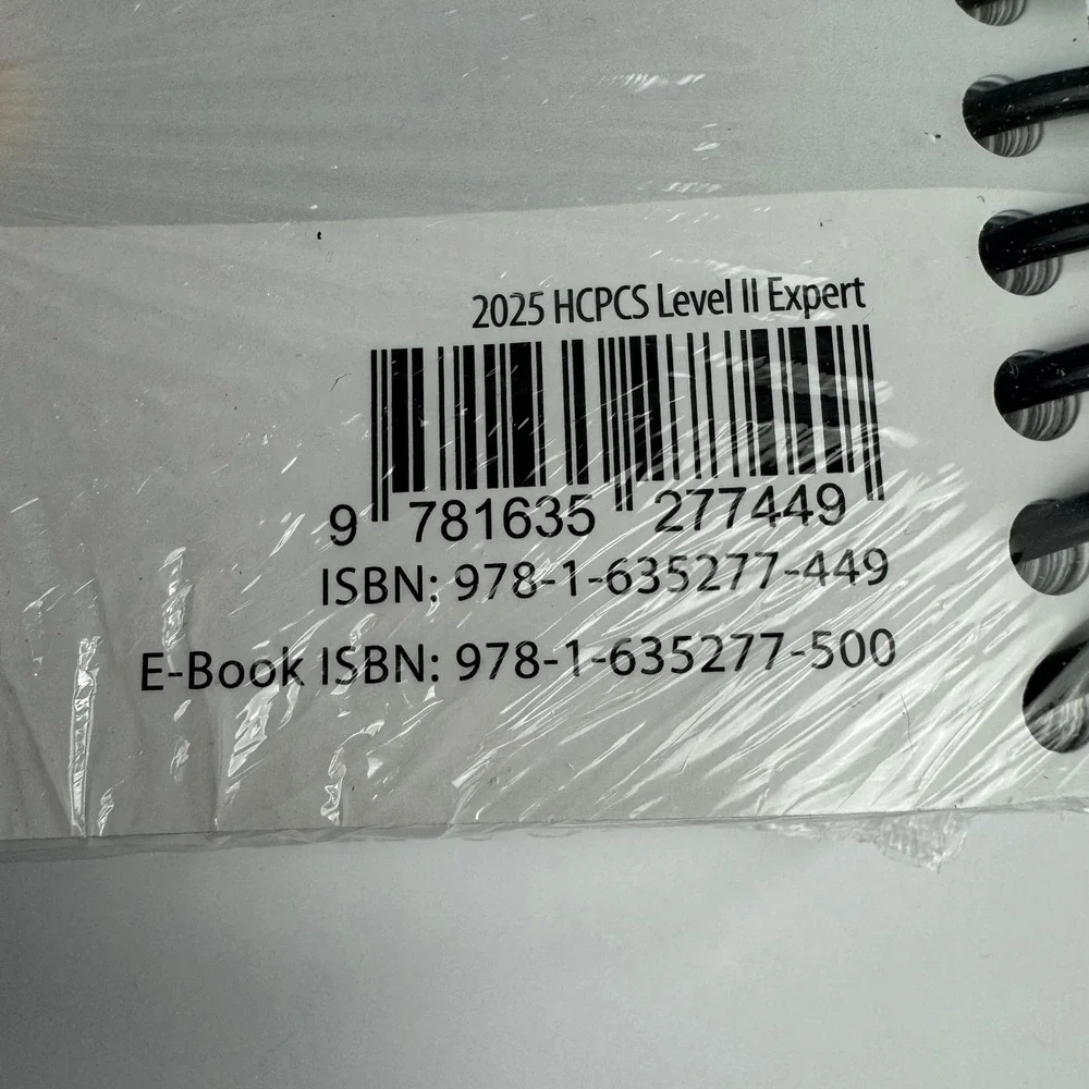 AAPC HCPCS Level II Expert 2025 Medical Coding Book New Spiral Bound Reference